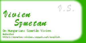 vivien szmetan business card